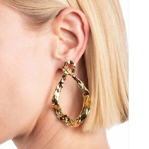 Alexis Bittar Brut Ribbon Drop Earrings